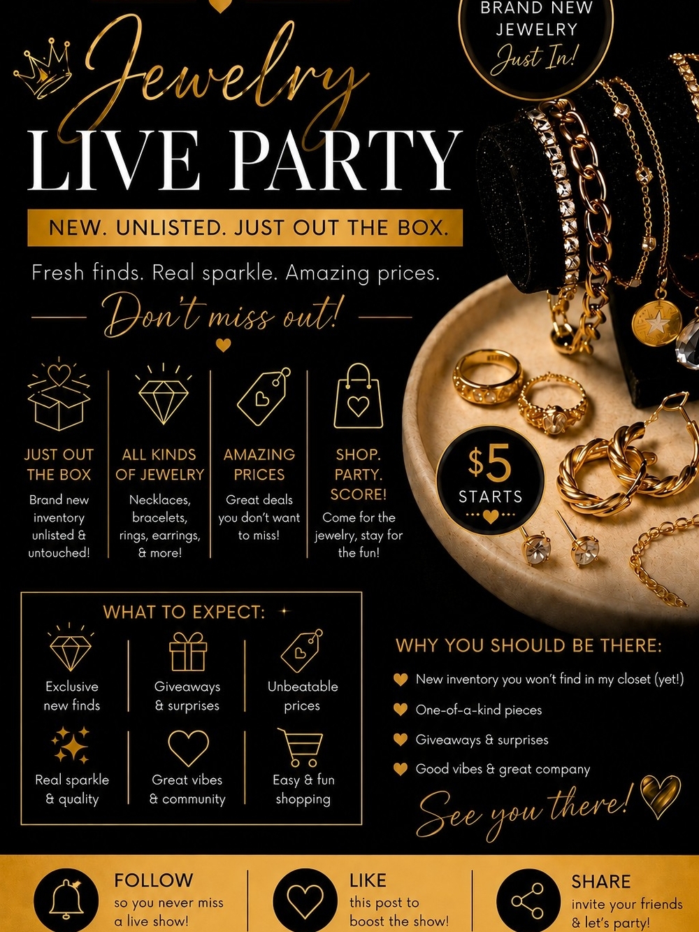 #18 LIVE JEWELRY POSH SHOW